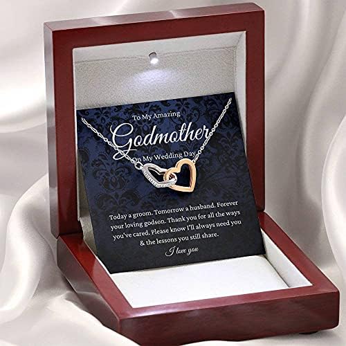 Nakit za poruke, ručno izrađena ogrlica - personalizirani poklon za međusobno zaključavanje, kuma poklona