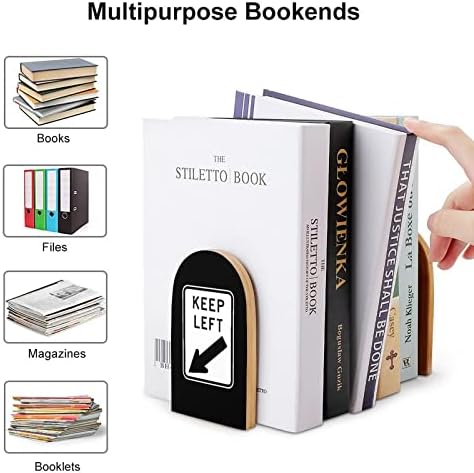 Držite lijevo dekorativni Bookends za police 1 par knjiga završava Non-Skid ured držite štand
