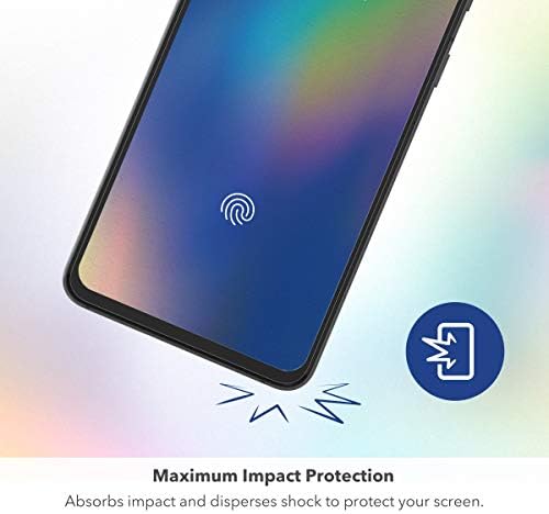 max Protection by ZAGG Protection HD Zaštita ekrana - 2 paketa - hibridni stakleni zaštitnik ekrana - napravljen za Samsung GS21+ 5G, Clear