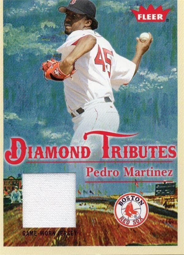 Pedro Martinez Player Istrošeni dres Patch Baseball Card 2005 Fleo Diamond Tributes #DTPM - MLB igra rabljeni dresovi