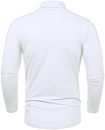 Amussiar muške turtleneck majica Slim Fit dugih rukava Basic Thermal Casual majice pulover
