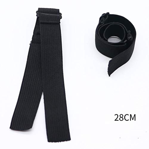 Milisten crna perika ženske perike podesive perike elastična traka sa kukama rastezljiva šivaća traka za