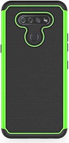 Syoner Shockotoff Custom za telefon za telefon za LG K51 [Green]