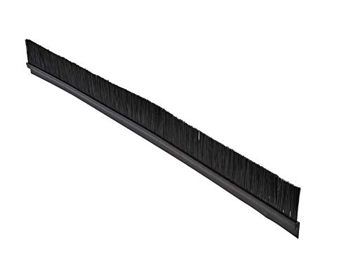 Tanis četka FPVC143072 Stipljena traka sa fleksibilnim profilom PVC, H, crni najlonske čekinje, 6 'Ukupna