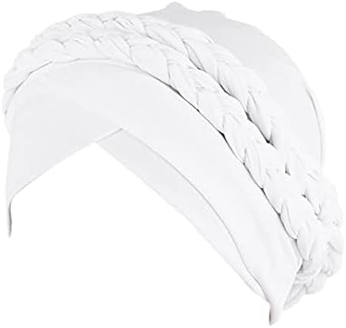 Vanjska headwear rastezanje prethodno vezane upletene pletene trake u kapu za glavu karcinoma kapu etničke bohemije kose zamotavanje turbanska kapa