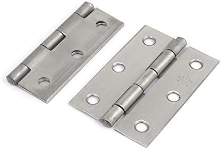 New LON0167 2pcs 2.5 Izdvojeno dugo srebrno sivo Pouzdan efikasnost metalni pravokutnik u obliku namještaja nameštaj za ormare za vrata