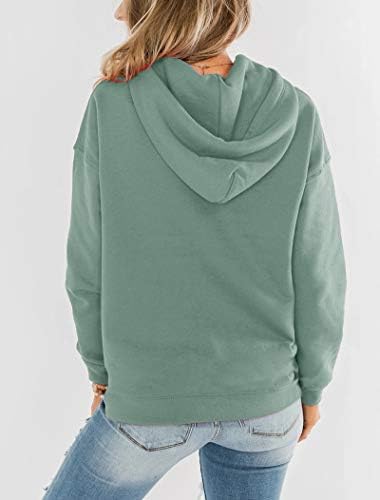 Žene Ležerne dukseve za zbirke, dukserveni pulover dugih rukava vrhovi dukserice sa džepom