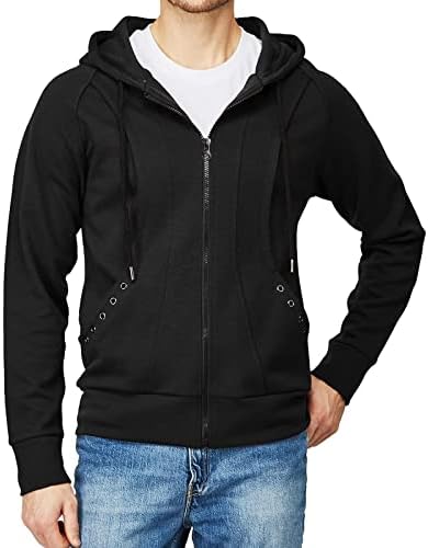 Muška jesenska zima casual moda dukseri višestruki dizajn Zip jakna dukserica sa džepovima muškarci