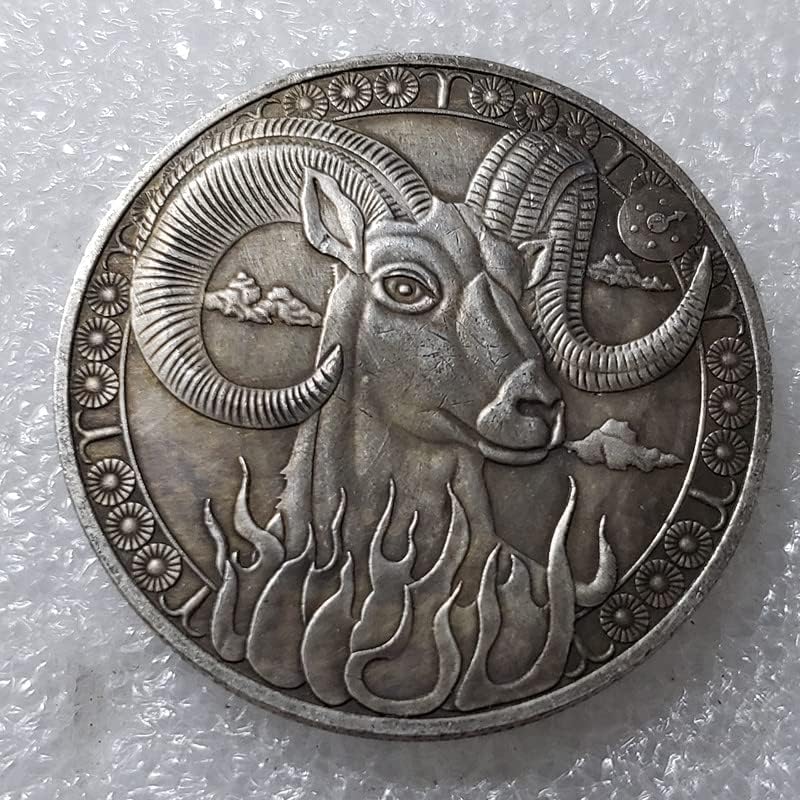 Qingfeng Starinski zanati Evropski i američki dvanaest konstelacija Kovamorativni novčići u drevnim srebrnim