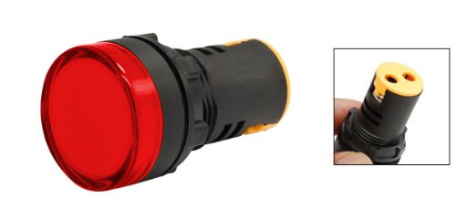 Uxcell A09080400ux0057 AD56-22ds AC DC 24V crvena LED signalna lampa