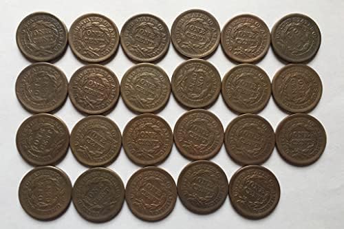 27,5 mm stara 1854. američki novčići bakreni novčići starini zanati inozemne komemorativne kovanice