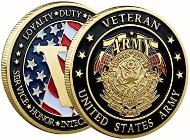 Evropa i Amerika vitez časti Medalj Veteran Sjedinjene Američke Države Komemorativne kovanice obučene na
