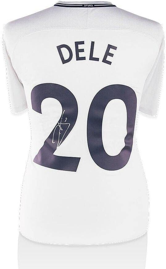 Dele Alli potpisan Tottenham Hotspur majica - 2017-2018 Broj 20 Brojevi stila ventilatora - nogometni dresovi