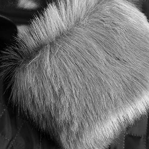 Ženski kožni kaput elegantno debela topla gornja odjeća duga lažna topla zimska jakna ženske zimske kapute