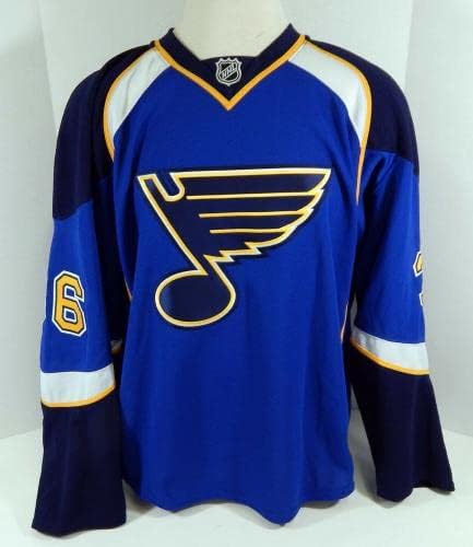 2008-09 St. Louis Blues Matt Foy # 36 Igra izdana Blue Jersey DP12102 - Igra polovna NHL dresova