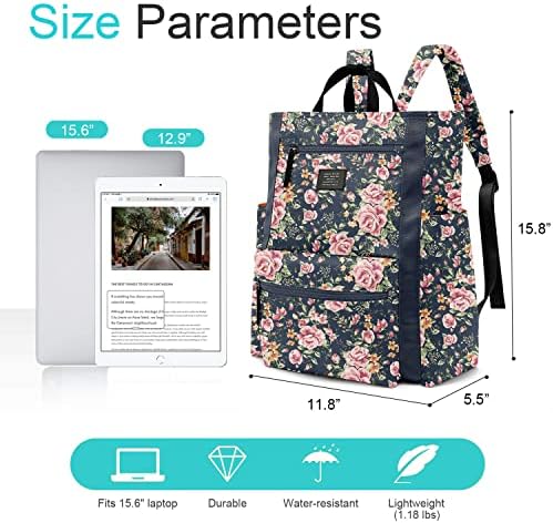 BasicPower backpack za žene muškarci, lagana torba na koledžu školski rad Travel Casual Daypacks Odgovara
