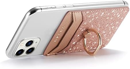 Xiabone Držač telefona RFID novčanik kreditni ljepljivi ćelijski držač za priljepljivanje kartice Kompatibilan je s iPhone i Android pametnim telefonima