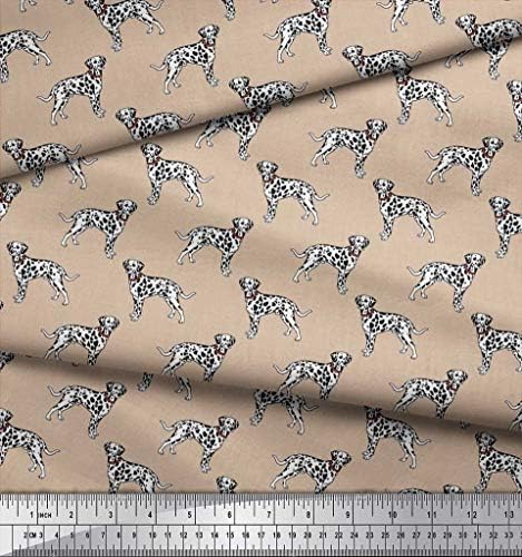 Soimoi pamučna dres tkanina Dalmatinska tkanina za štampanje pasa u dvorištu širine 58 inča