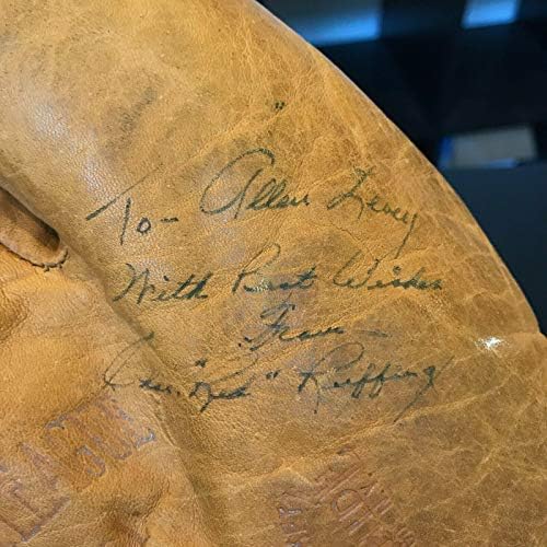 Red Ruffing potpisan autograme 1930-a Game Model bejzbol rukavica sa JSA COA - autographed MLB rukavicama