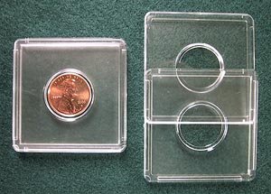 10 marcus plastike 2x2 Držači novčića: centi