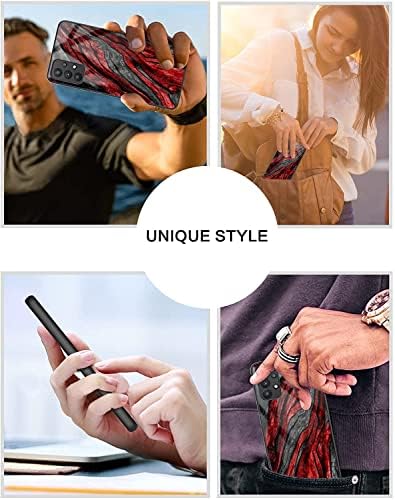 Ajzz je kompatibilan s Samsung Galaxy A32 Case, crveni uzorak zrna za muškarce za muškarce Dječji devojčici