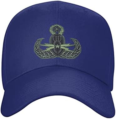 U.S. Veterans u vlasništvu EOD značke bejzbol kape Muškarci Žene - Klasični tata Šešir Podesivi ravni šešir crni