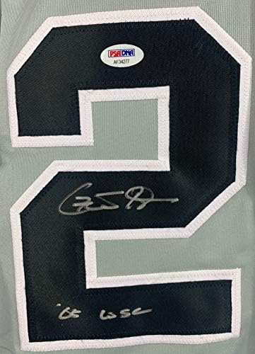 Geoff Blum autogramirani potpisani upisani dres MLB Chicago White Sox PSA COA
