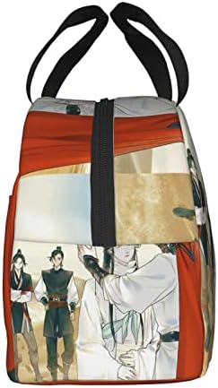 KORRBO slatka Anime Heaven Official's Blessing torba za ručak izolovana prenosiva kutija za ručak za dečake