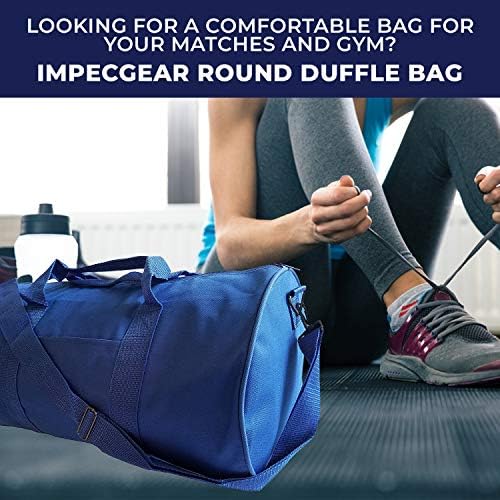 Impecgear okrugle sportske torbe za okrugle duffel, putni teretana fitness torba.