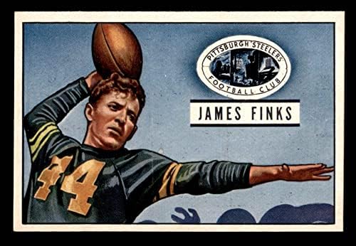 1951 Bowman 130 Jim Finks Pittsburgh Steelers Ex / MT Steelers Tulsa