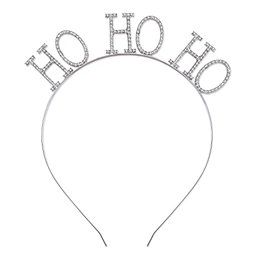 Božić Headbands Božić Rhinestone HOHOHO Hairbands Crystal Sretan Božić kruna kosa obruč sob rogovi pokrivala za glavu