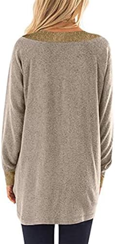 Wiwiqs ženska mama medvjeda pisma Ispis dugih rukava pulover Dukseri u boji Block bluza za vrat s džepovima