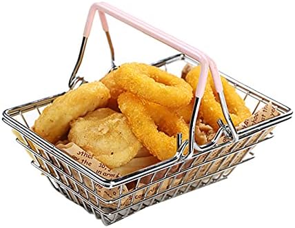 Kontejneri za pripremu hrane korpa za kupovinu Mini francuski Nuggets Fries kupovina korpa za piletinu kuhinja，trpezarija