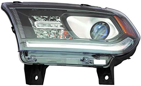 Ack Automotive za svjetlo za Dodge Durango 14-15 prednja svjetla halogena bez Dtail svijetlo Crna Trim us