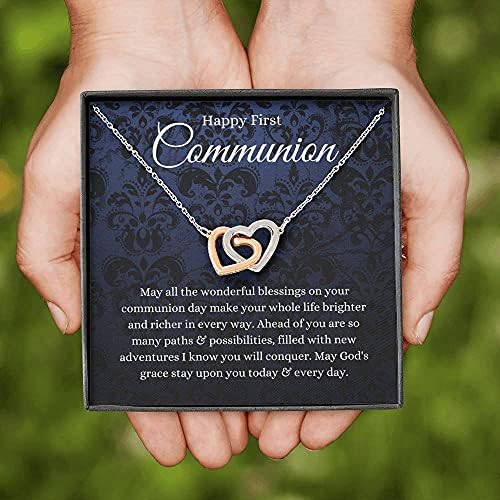 Nakit za poruke, ručno izrađena ogrlica - personalizirani poklon ljubavni čvor, prva ogrlica za zajedništvo,