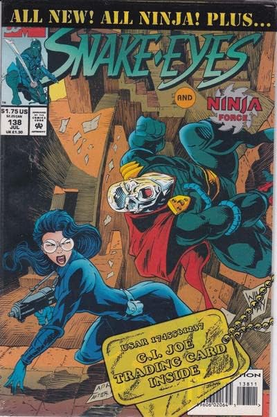G. I. Joe, pravi američki heroj 138 VF / NM ; Marvel comic book | Snake-Eyes