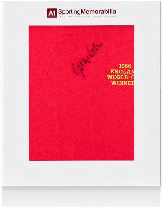 George Cohen potpisao košulju - 1966. Engleska pobjednici Svjetskog kupa - poklon kutija - nogometni dresovi