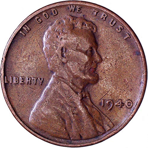 1940 Lincoln pšenica Cent 1c vrlo U redu