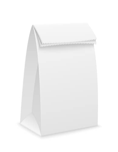 Perfect Stix 4lb Kraft bijele papirne vrećice - pakovanje od 500 brojeva