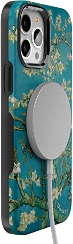 Casely iPhone 13 pro max cvjetni futrola | Kompatibilan sa Magsafe | Van Gogh badem Blossom Telefon za telefon