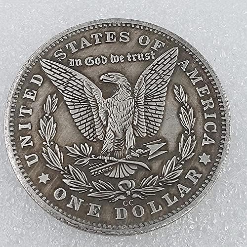 Antikni zanati srca izvan kontrole hobo-novčići srebrni dolar prečnik sabirnim antikvitetima 38mm 2975