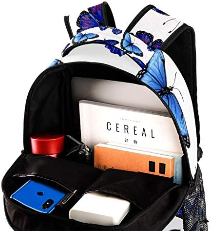 Vockgeng ruksak za školske plave leptir ruksake za školsku torbu tinejdžerke