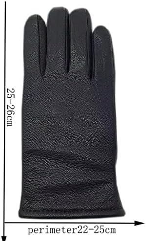 N / A zimske muške rukavice topla debela podstava poklon za vožnju hladnom zaštitom srednje i velike kožne