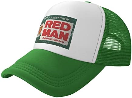 Crveni muškarac žvakaći vintage kamion za kamiondžija Redman Retro Classic Snapback kapa