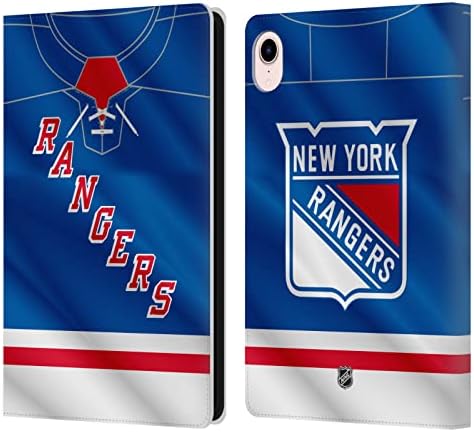 Dizajni za glavu Službeno licencirani NHL dres New York Rangers kožna knjiga Novčanik Cought Court Cover