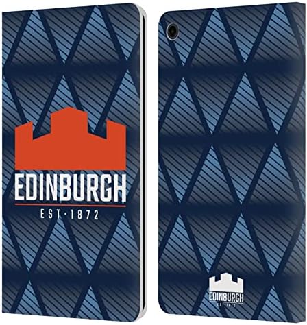 Glava Case Designs zvanično licencirani Edinburgh Ragbi oblika grafike koža knjiga novčanik poklopac slučaj Kompatibilan sa Fire HD 8