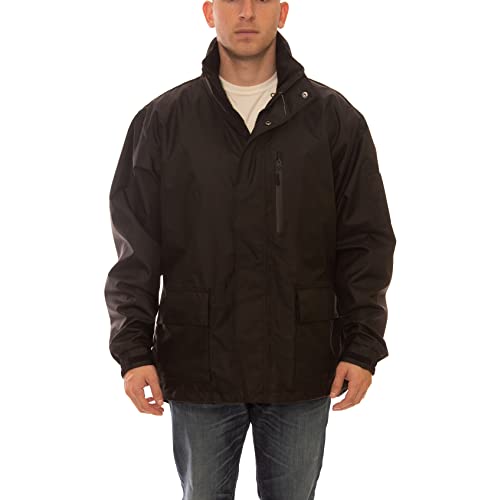 Tingley icon J24113 Vodootporna jakna sa priloženom kapuljačom, 2x, crna