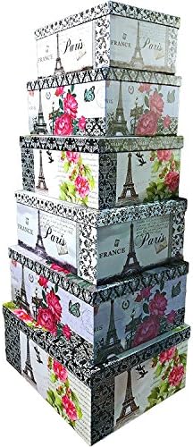 Alef Elegantni ukrasni tematski gnijezdi poklon kutije -6 kutije - kutije za gniježđenje prekrasno tematski