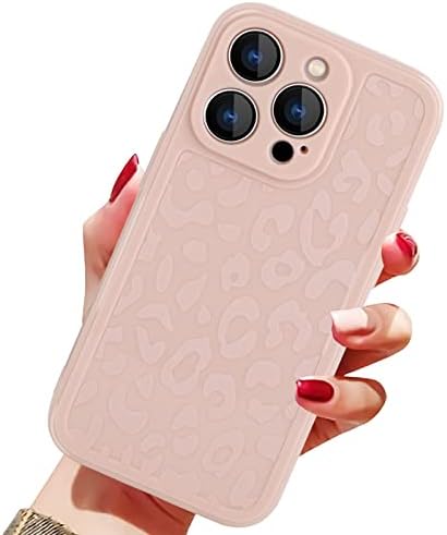 Sakuulo kompatibilan sa iPhone 12 Pro Case Pink Leopard Dising Soft Four CASE COOTFotoot Otporni na puni