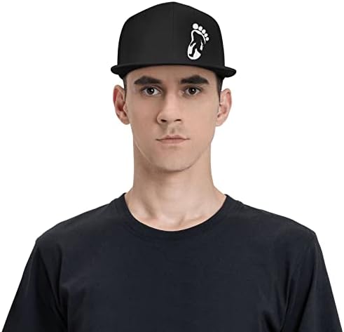 BQIUULO Skeleton Snapback šešir za muškarce Crna bejzbol kapa za dječake Podesiva smiješna ravna novčanica